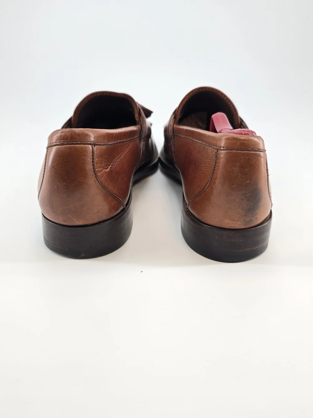 Allen Edmonds Chestnut Brown Enfield 11.5 A Leather Tassel Loafers